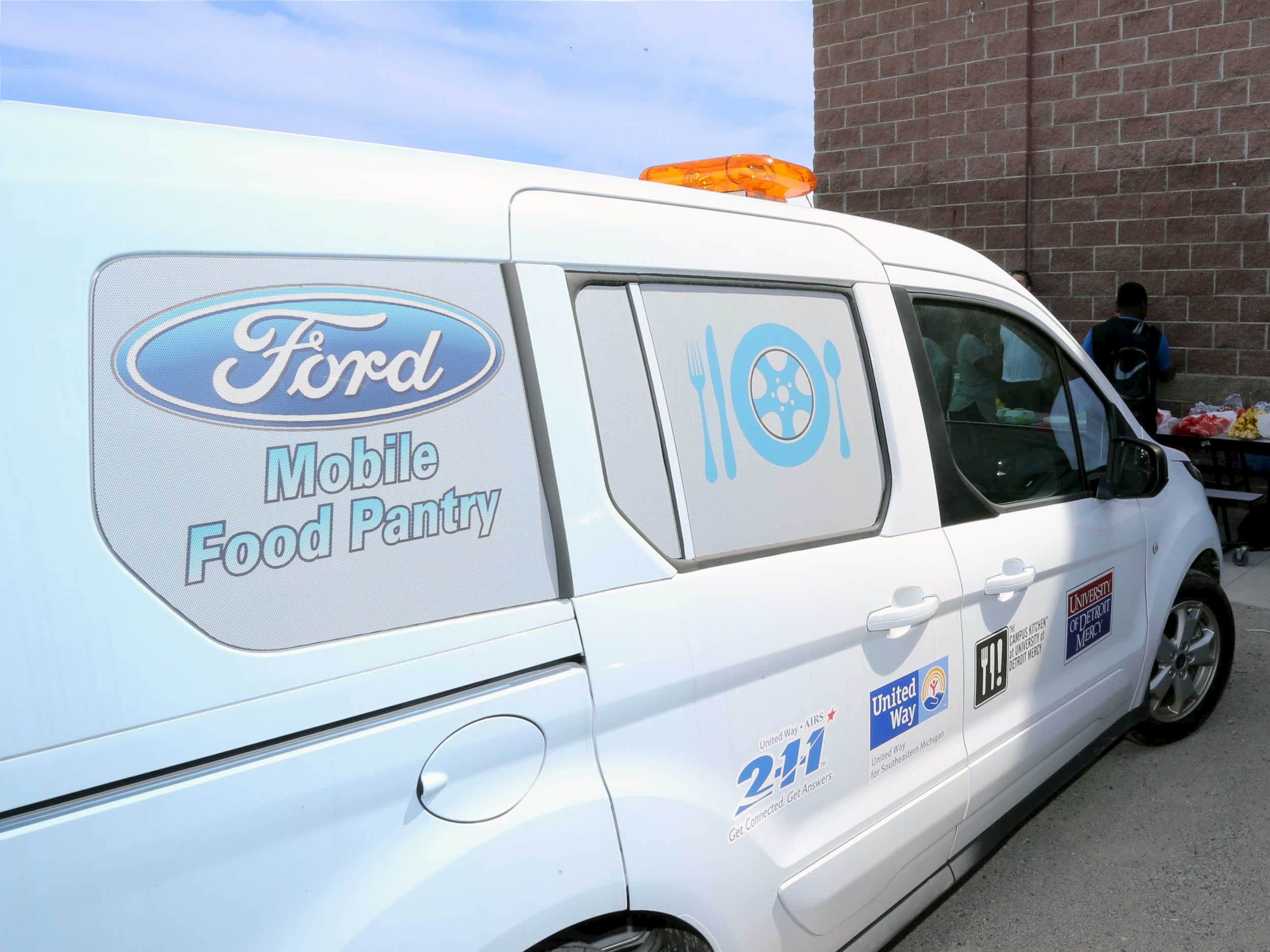 Picture of Ford Mobile Food Pantry truck